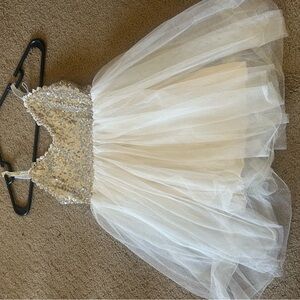 Elegant Cream Kids Dress